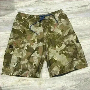 American Eagle Men’s Camouflage Quick Dry Board Shorts Swim Suit Size 32